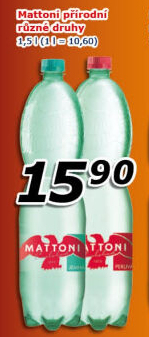 Přírodní voda Mattoni