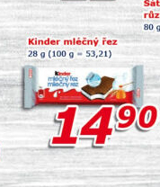 Řez mléčný Kinder