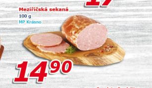 Sekaná pečená Meziříčská Krásno