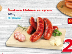 Šunková klobása se sýrem Krásno