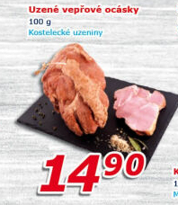 Vepřové ocásky uzené Kostelecké uzeniny