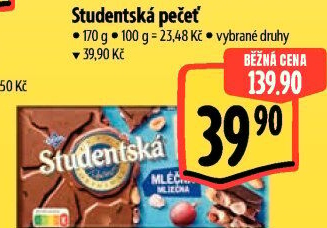 Čokoláda Studentská pečeť Orion