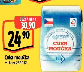 Cukr moučka Cukrovar Vrbátky