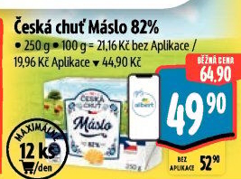 Máslo Česká chuť
