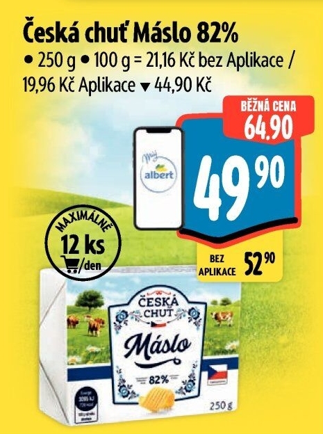 Máslo Česká chuť