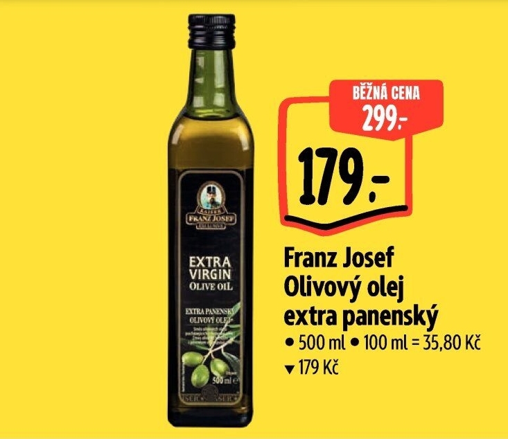 Olivový olej extra panenský Exclusive Franz Josef Kaiser - Albert akcniletaky.com