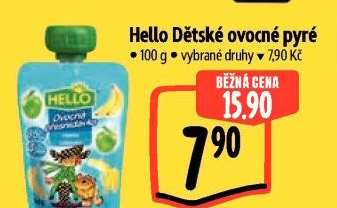 Ovocná kapsička Hello