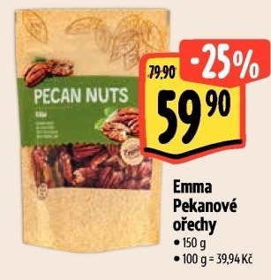 Pekanové ořechy Emma