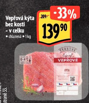 Vepřová kýta bez kosti Albert