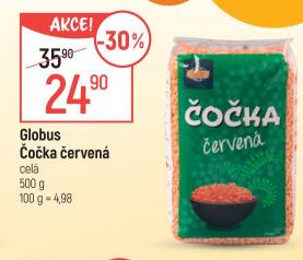 Čočka červená Globus