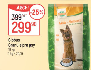 Granule pro psy Globus