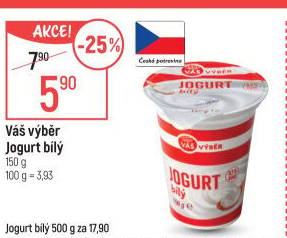 Jogurt bílý Váš Výběr