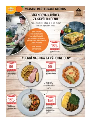 akční leták Globus 18.9.2024-24.9.2024