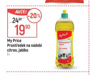 My Price Prostředek na nádobí citron, jablko