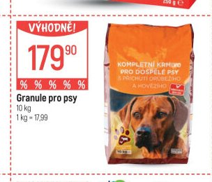 Granule pro psy