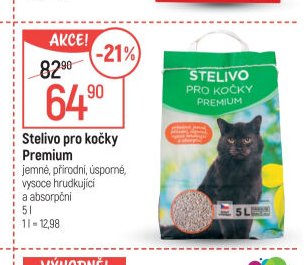 Stelivo pro kočky Premium