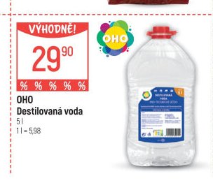 OHO Destilovaná voda