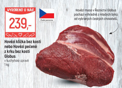 Hovězí kližka bez kosti Globus