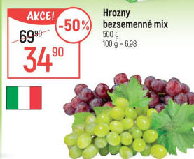 Hrozny mix bezsemenné