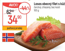 Losos obecný filety