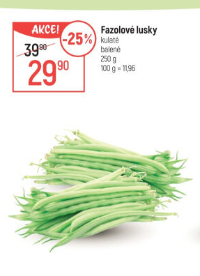 Lusky fazolové zelené