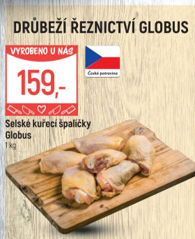 Selské kuřecí stehna marinovaná Globus