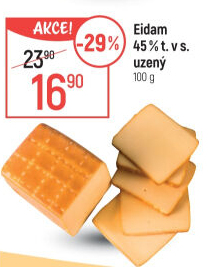 Sýr Eidam uzený 45%