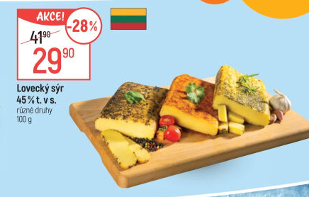 Sýr lovecký 45%