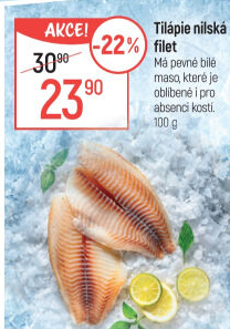 Tilápie nilská filety