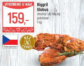 Vepřová plec marinovaná Biggril Globus