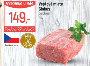 Vepřové mleté maso Globus