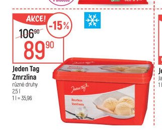 Jeden Tag Zmrzlina 2,5 l