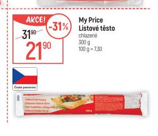My Price Listové těsto 300 g