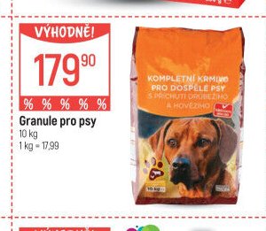 Granule pro psy