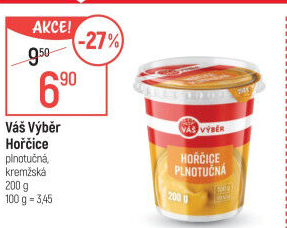 Hořčice plnotučná Váš Výběr