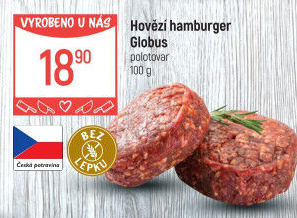 Hovězí hamburger Globus