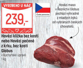 Hovězí kližka bez kosti Globus
