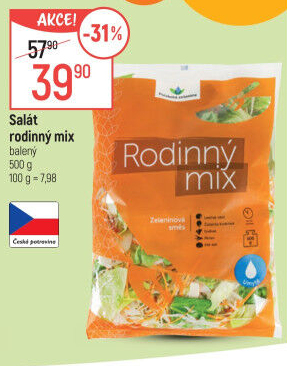 Salát rodinný mix Polabská zelenina