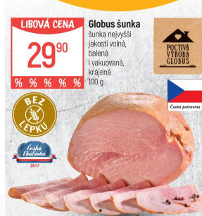 Šunka nejvyšší jakosti Globus