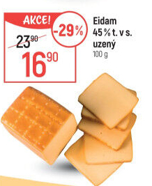 Sýr Eidam uzený 45%