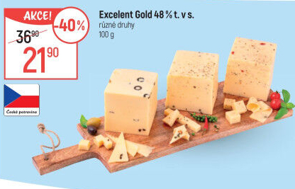 Sýr Excelent Gold 48%