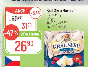 Sýr Hermelín Král sýrů