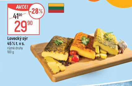 Sýr lovecký 45%