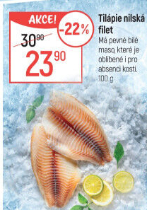 Tilápie nilská filety