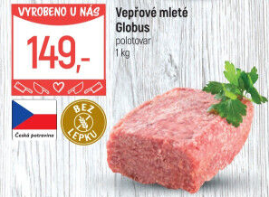 Vepřové mleté maso Globus