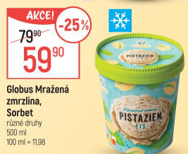 Zmrzlina v kelímku Globus