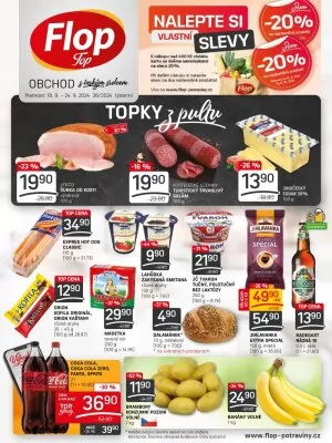 akční leták FLOP TOP 18.9.2024-24.9.2024