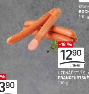 UZENÁŘSTVÍ SLÁMA FRANKFURTSKÉ PÁRKY