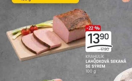 KRAHULÍK LAHŮDKOVÁ SEKANÁ SE SÝREM