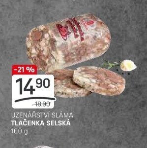 UZENÁŘSTVÍ SLÁMA TLAČENKA SELSKÁ